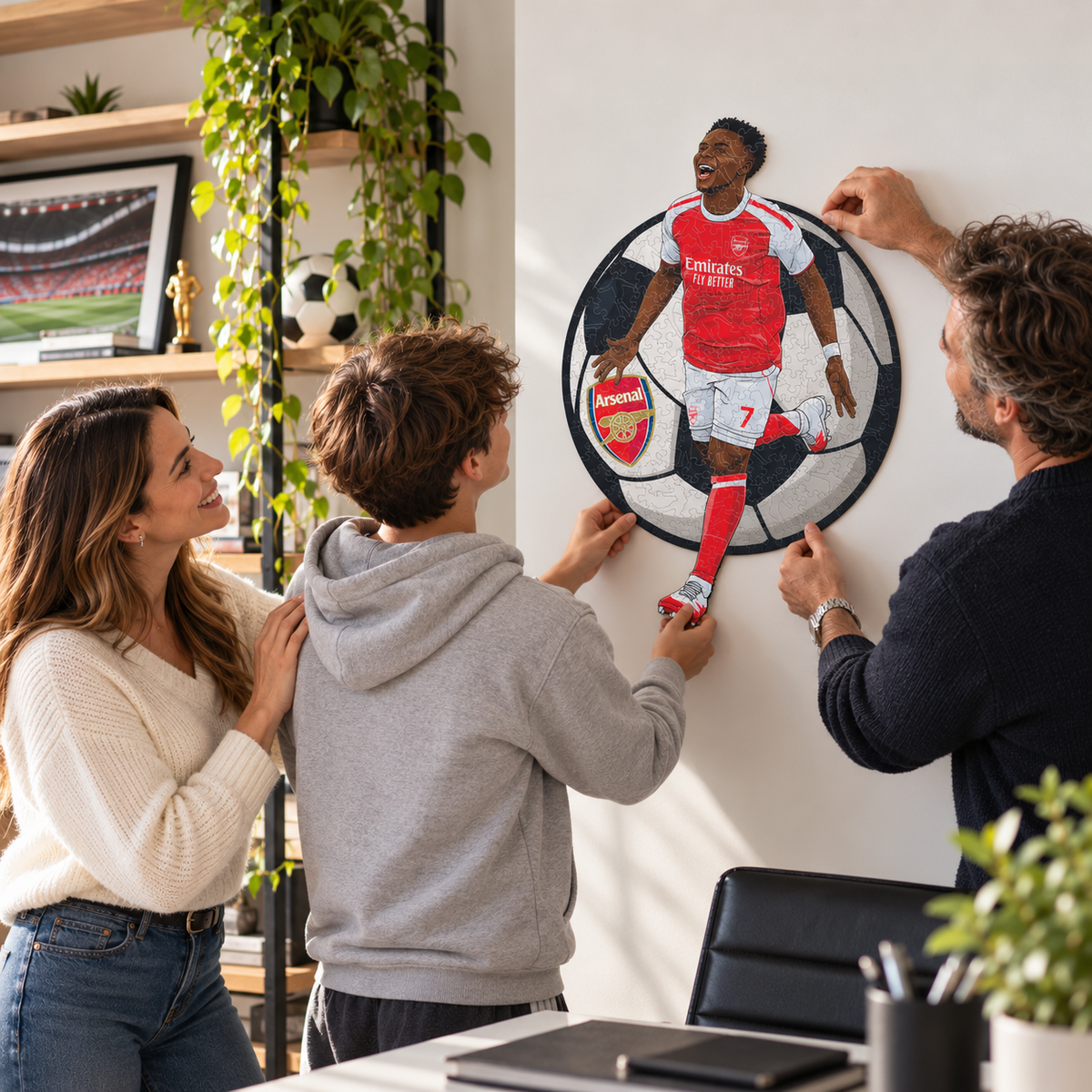 Bukayo Saka Wooden Puzzle