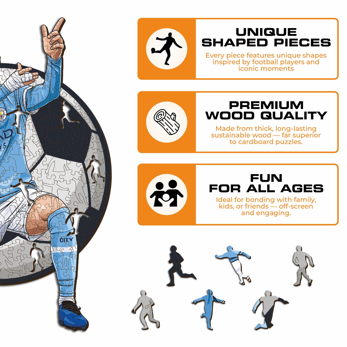 Phil Foden - Wooden Puzzle