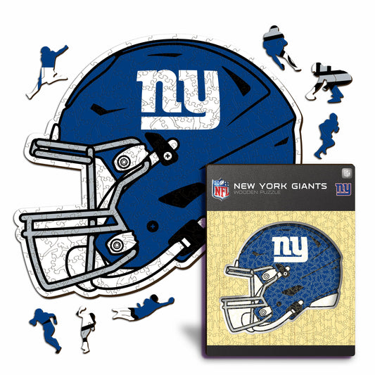 New York Giants™ Helmet - Wooden Puzzle