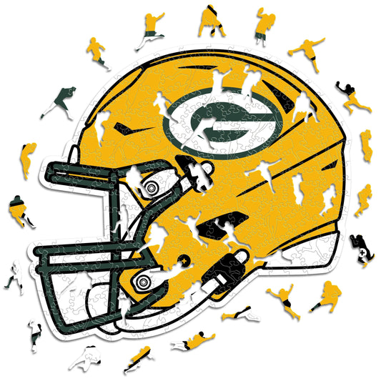 Green Bay Packers™ Helmet - Wooden Puzzle