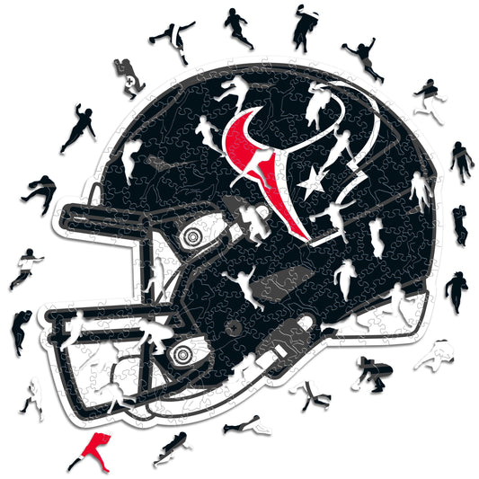 Houston Texans™ Helmet - Wooden Puzzle