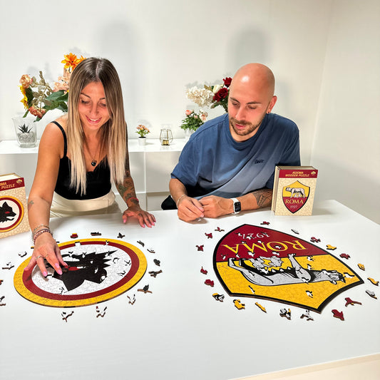 AS Roma® 2nd Crest - Wooden Puzzle