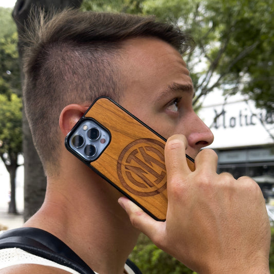 FC Inter® Crest - Wooden Phone Case