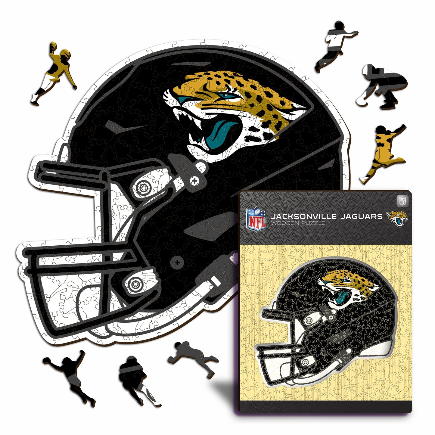 Jacksonville Jaguars™ Helmet - Wooden Puzzle