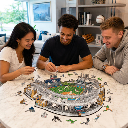 Cleveland Guardians™ Progressive Field Wooden Puzzle