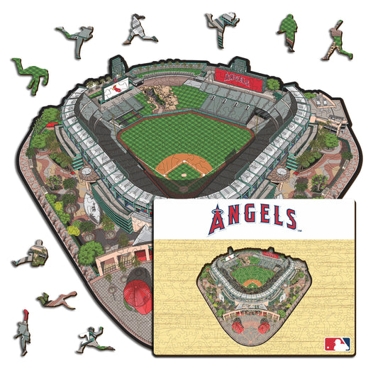 Los Angeles Dodgers™ Angel Stadium Wooden Puzzle