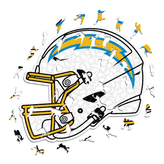 Los Angeles Chargers™ Helmet - Wooden Puzzle