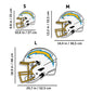Los Angeles Chargers™ Helmet - Wooden Puzzle