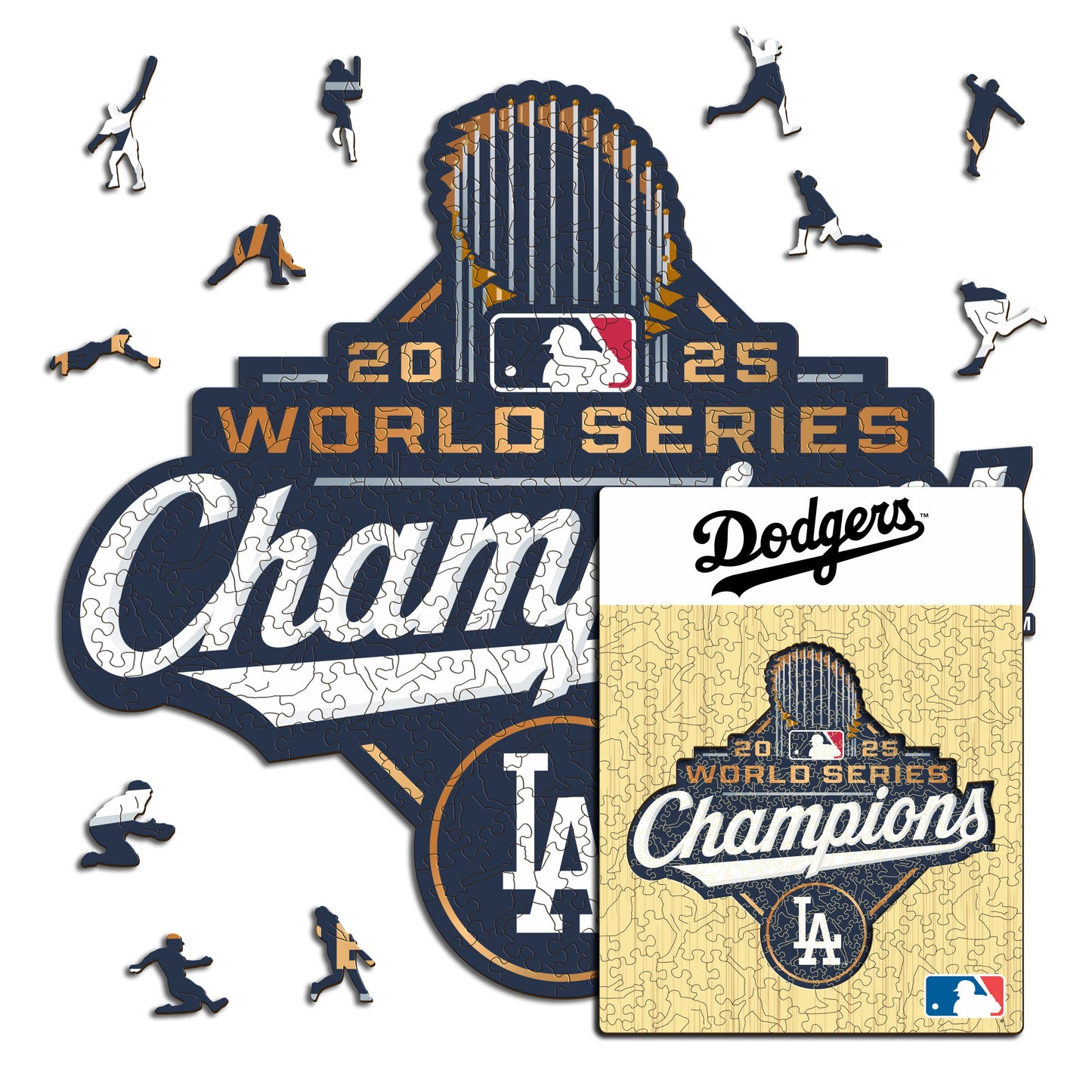 Los Angeles Dodgers™ 2025 World Series Wooden Puzzle