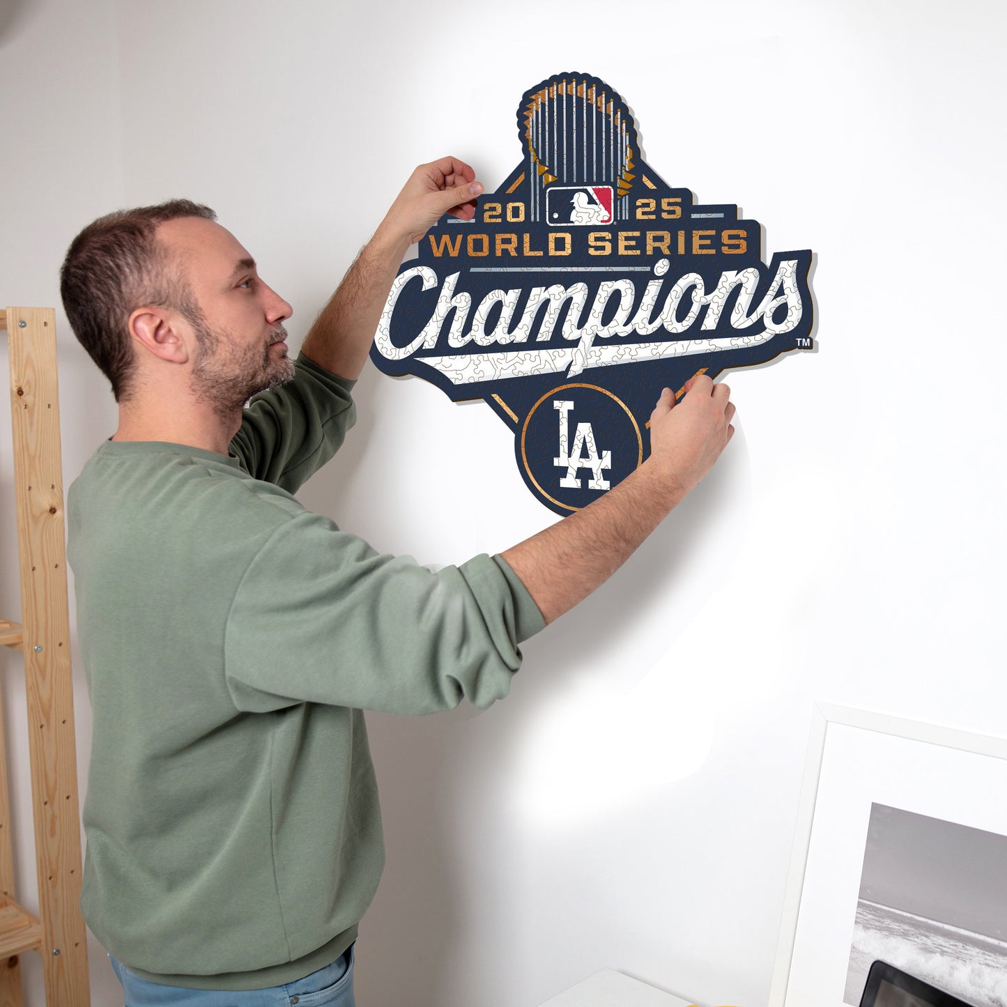 Los Angeles Dodgers™ 2025 World Series Wooden Puzzle