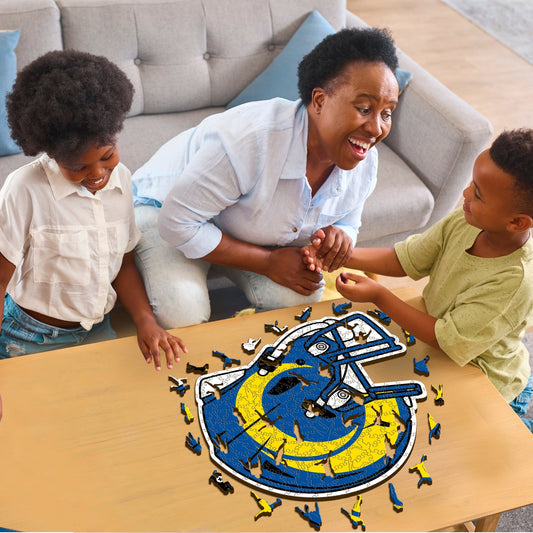 Los Angeles Rams™ Helmet - Wooden Puzzle