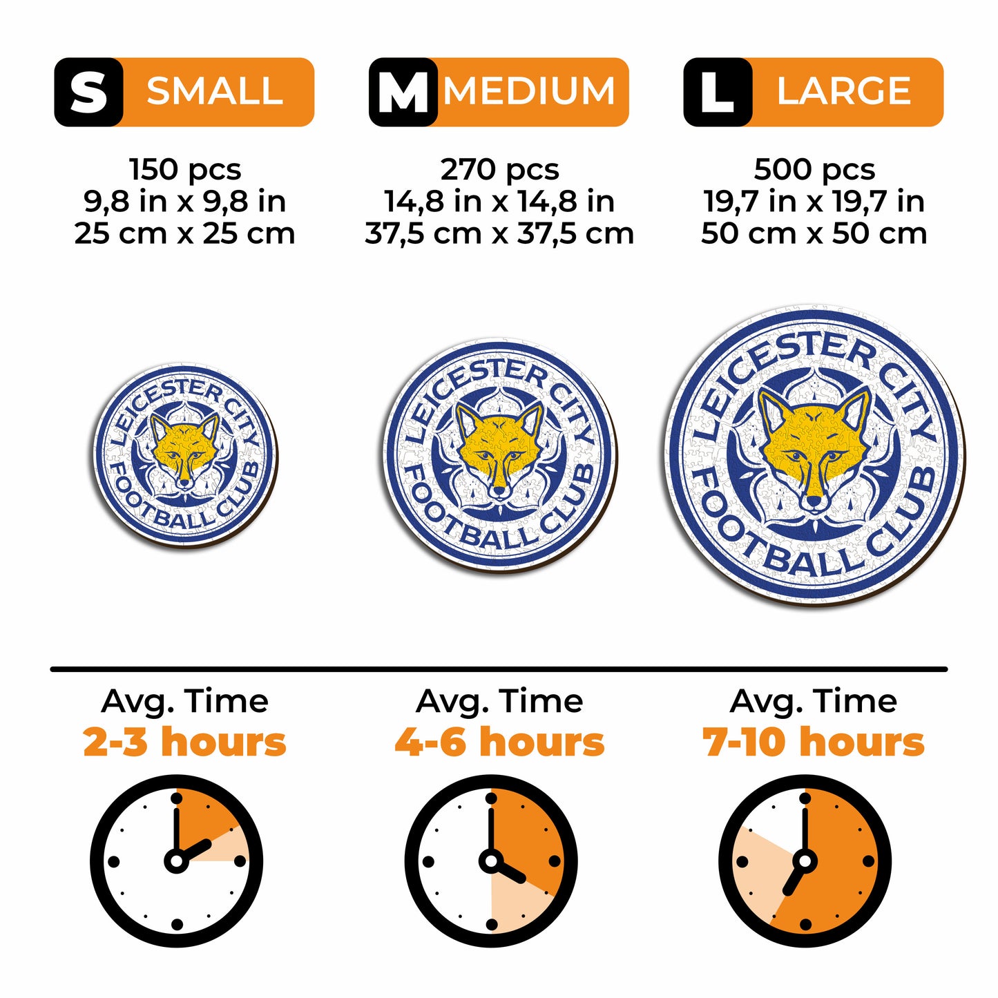 Leicester City FC® Crest - Wooden Puzzle