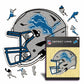 Detroit Lions™ Helmet - Wooden Puzzle