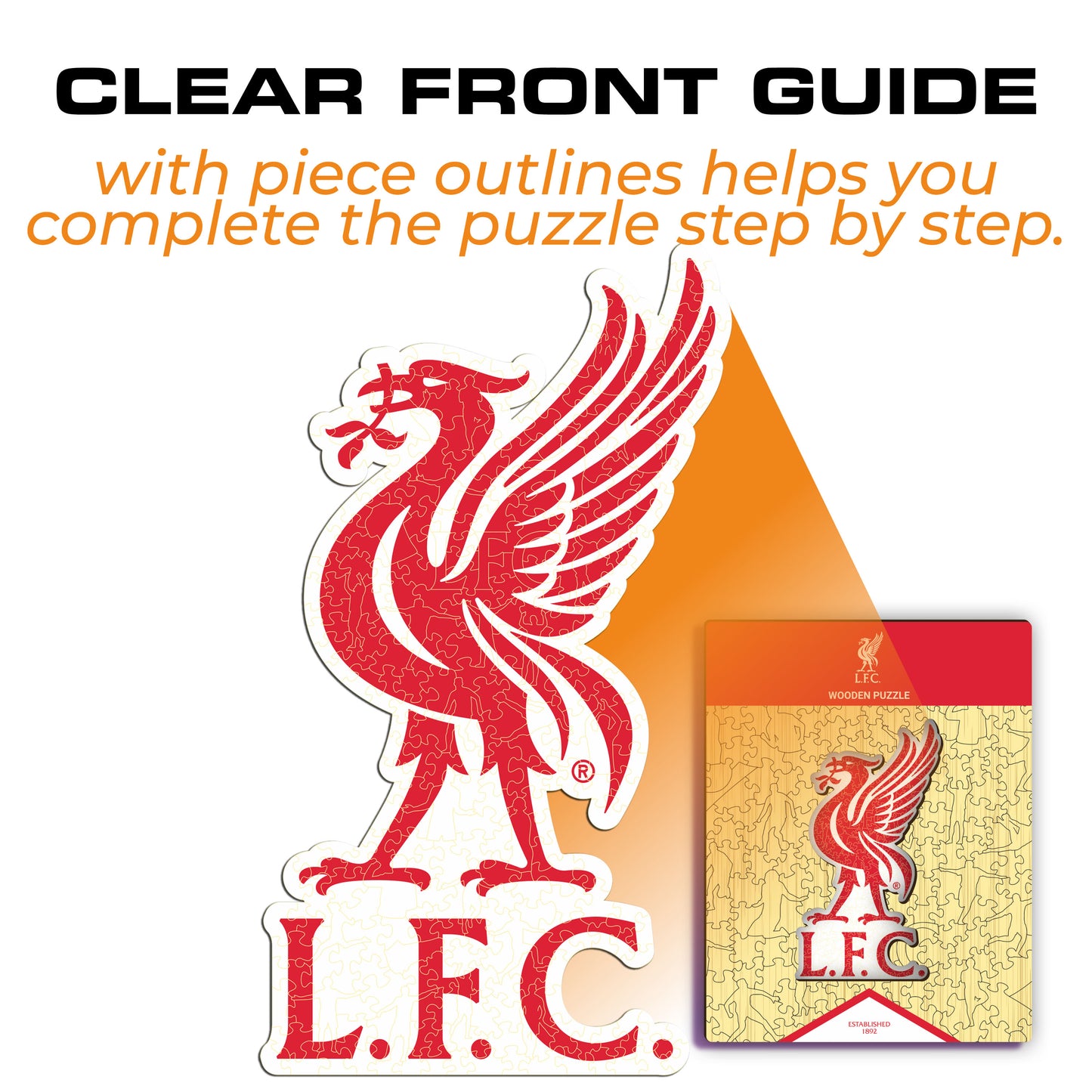 Liverpool FC® Liver Bird Crest - Wooden Puzzle