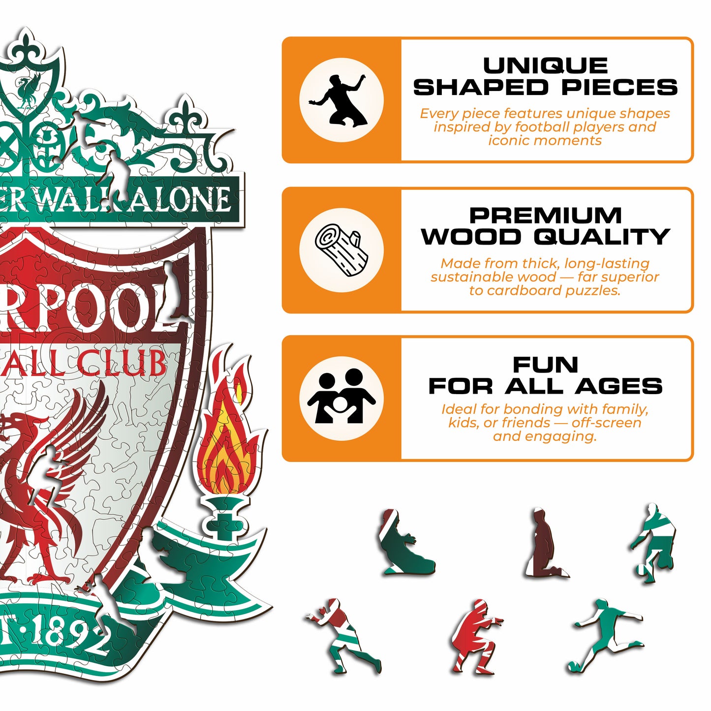 Liverpool FC® Crest - Wooden Puzzle