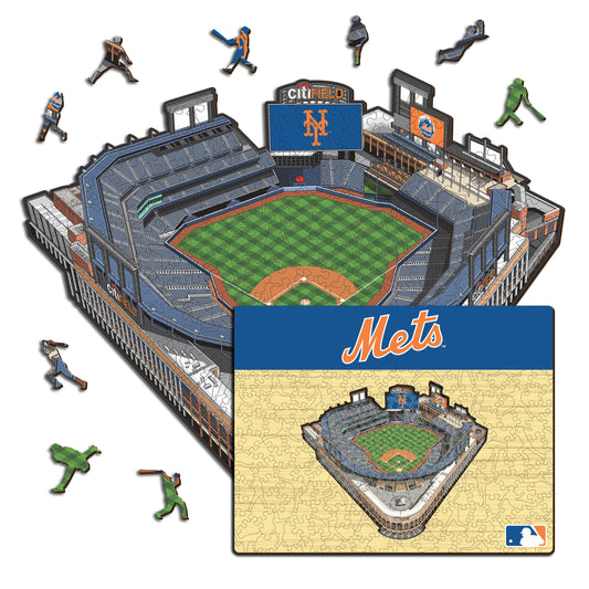 New York Mets™ Citi Field Wooden Puzzle