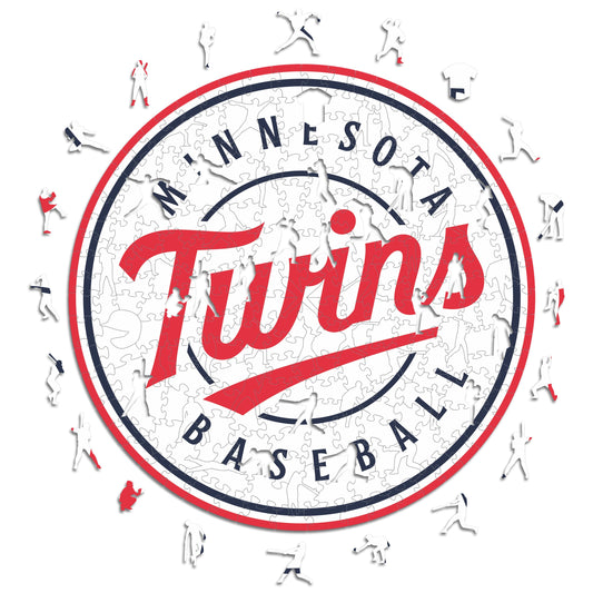 Minnesota Twins™ Crest - Wooden Puzzle