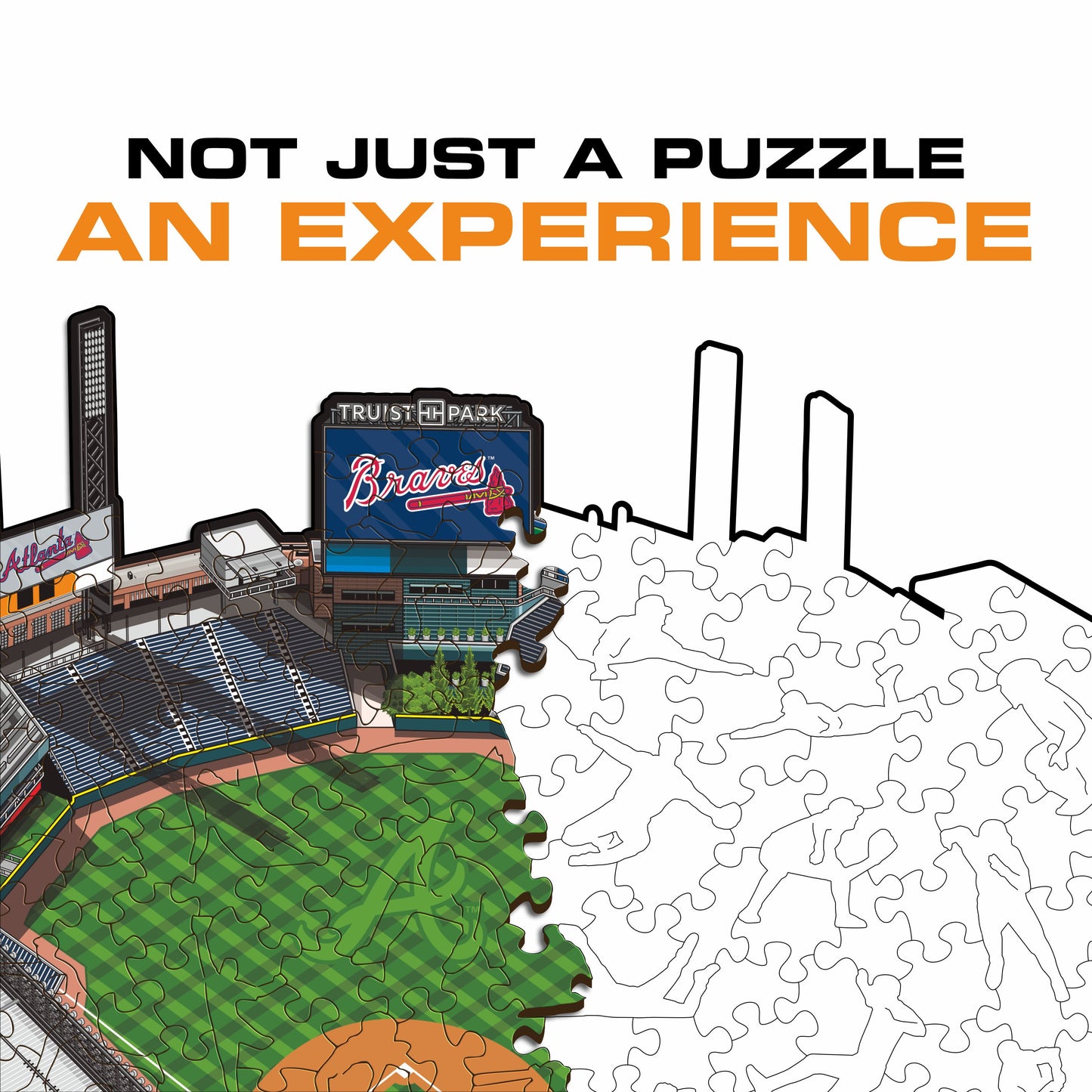 Atlanta Braves™ Truist Park Wooden Puzzle