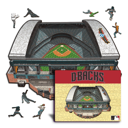 Arizona Diamondbacks™ Chase Field Wooden Puzzle