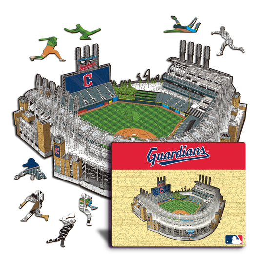 Cleveland Guardians™ Progressive Field Wooden Puzzle