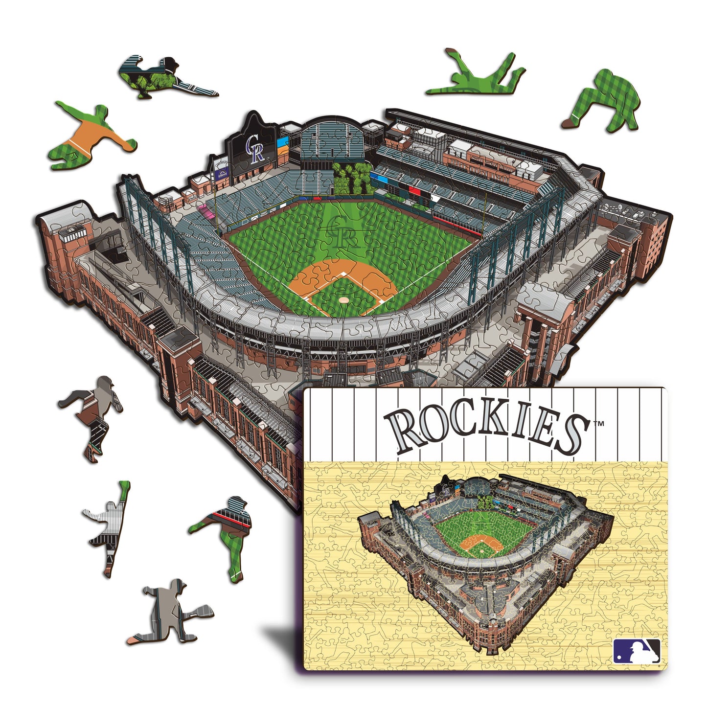 Colorado Rockies™ Coors Field Wooden Puzzle