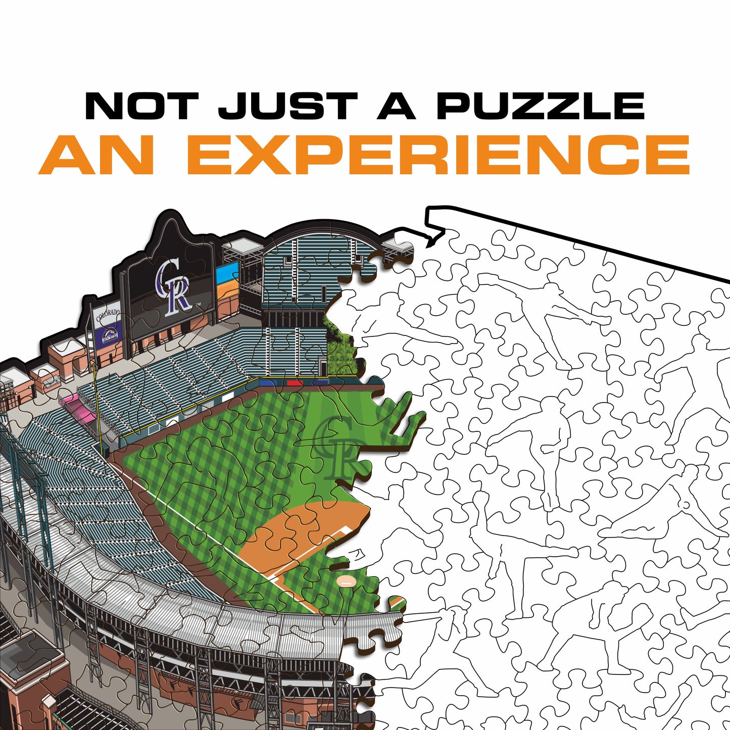 Colorado Rockies™ Coors Field Wooden Puzzle