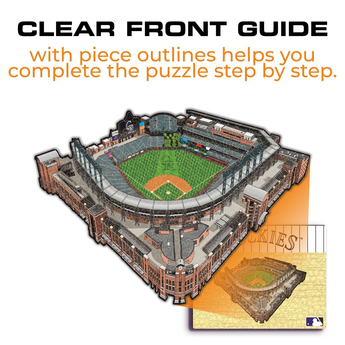 Colorado Rockies™ Coors Field Wooden Puzzle