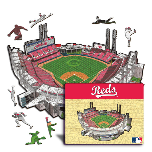Cincinnati Reds™ Great American Ball Park Wooden Puzzle
