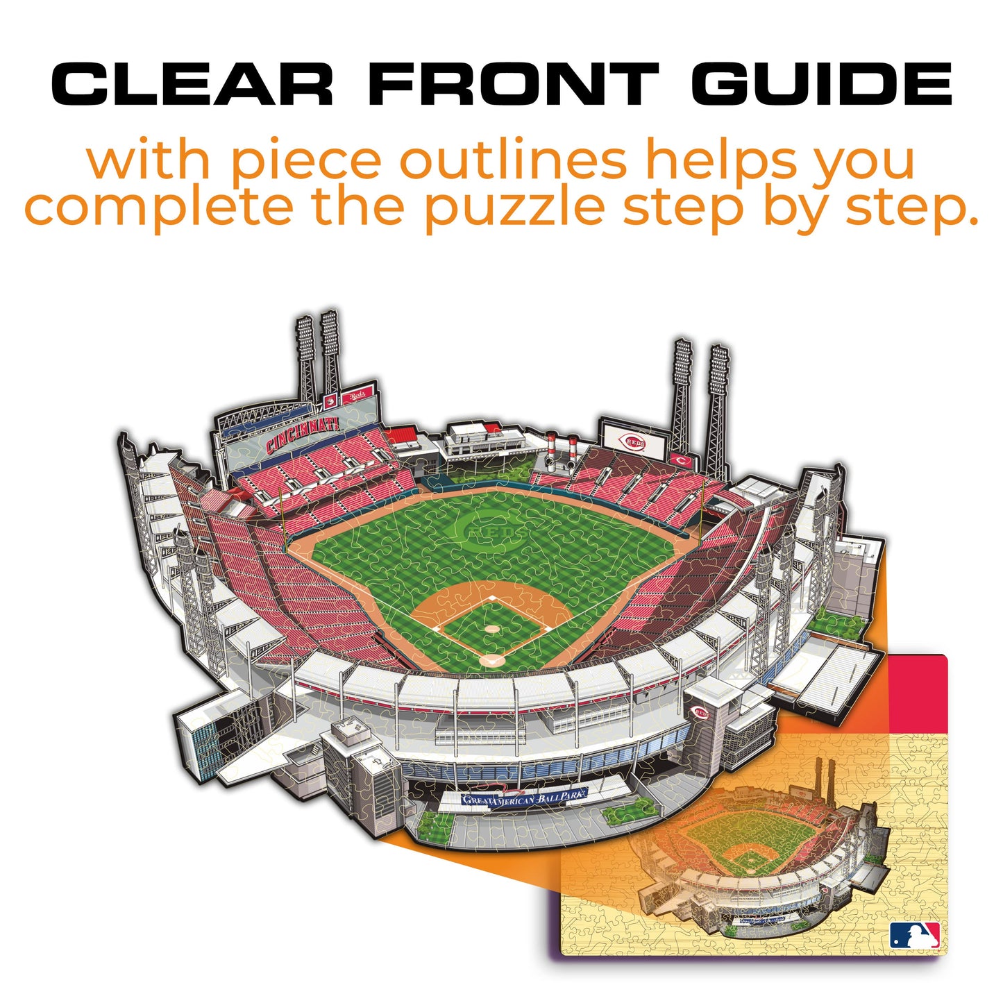 Cincinnati Reds™ Great American Ball Park Wooden Puzzle