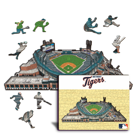 Detroit Tigers™ Comerica Park Wooden Puzzle