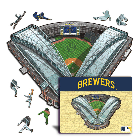 Milwaukee Brewers™ American Family Field Wooden Puzzle