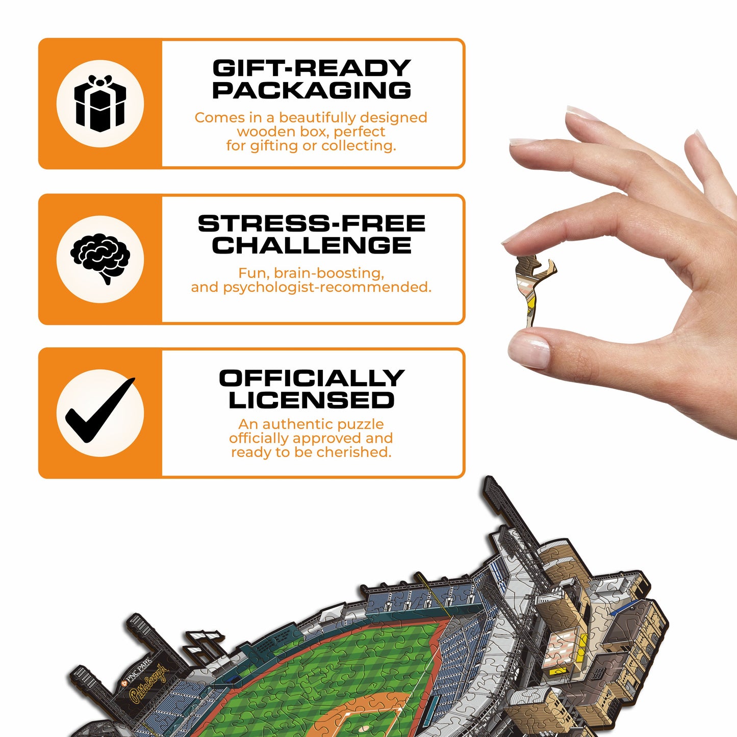 Pittsburgh Pirates™ PNC Park Wooden Puzzle