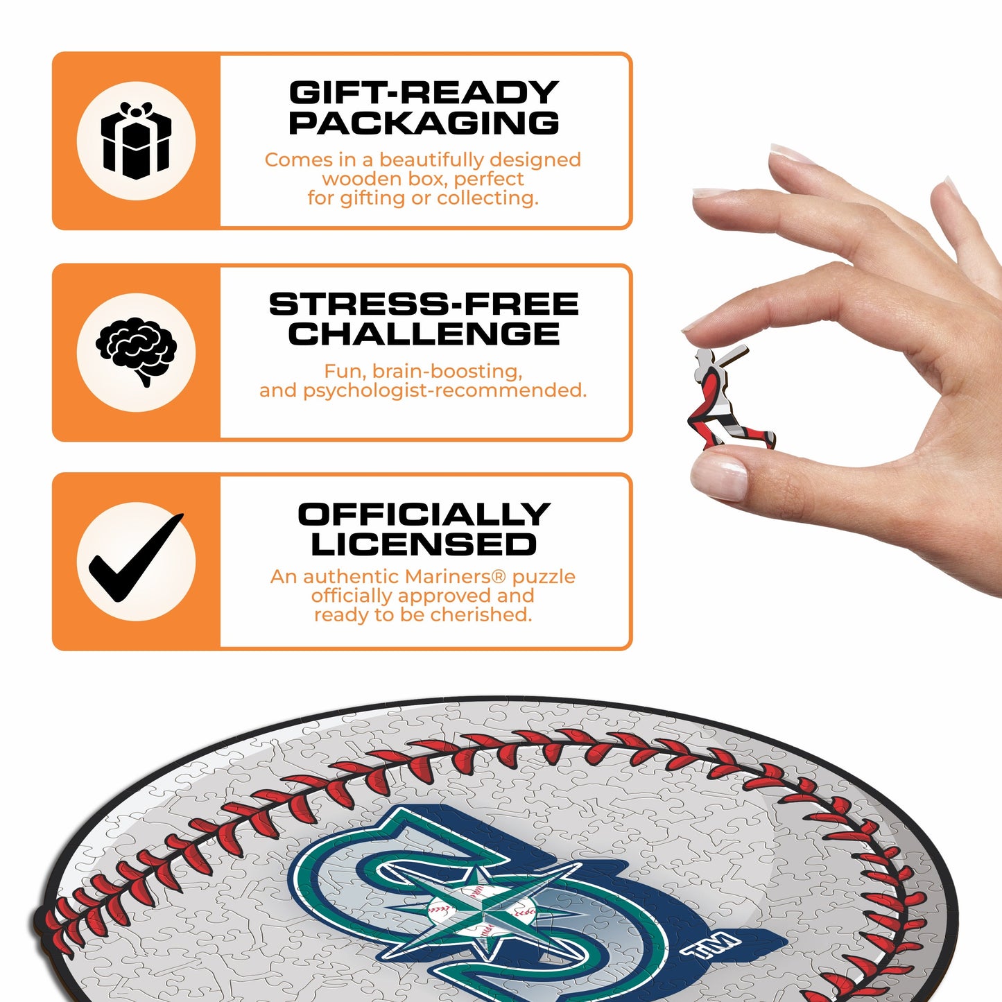 Seattle Mariners™ - Wooden Puzzle