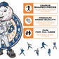 New York Mets™ Mascot - Wooden Puzzle