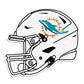 Miami Dolphins™ Helmet- Wooden Puzzle