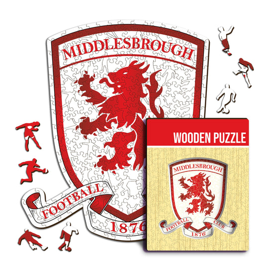 Middlesbrough FC® Logo - Wooden Puzzle