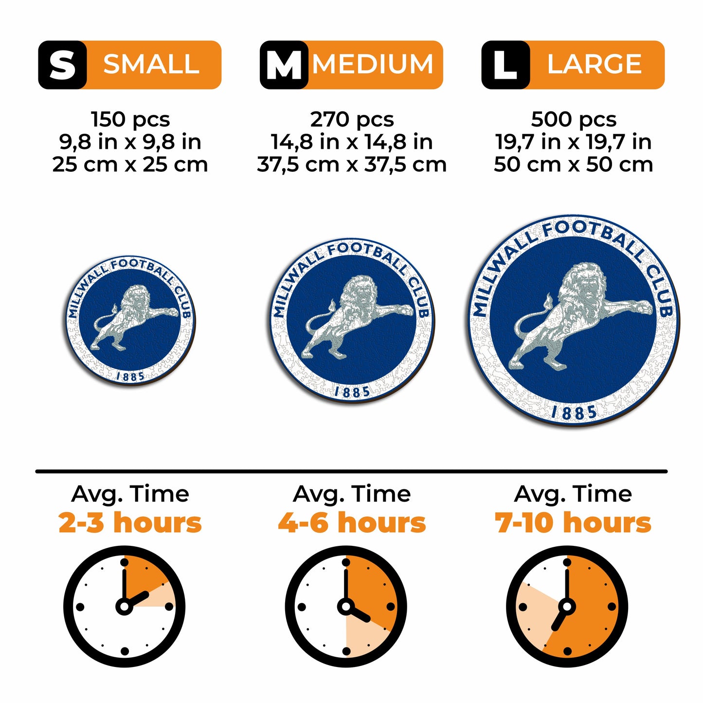 Millwall FC® Logo - Wooden Puzzle