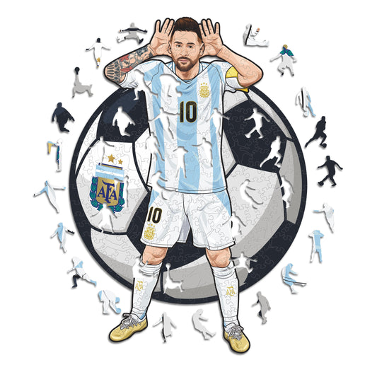 Lionel Messi - Wooden Puzzle