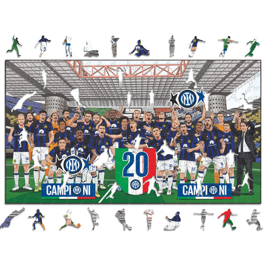 FC Inter® 20th Scudetto - Wooden Puzzle