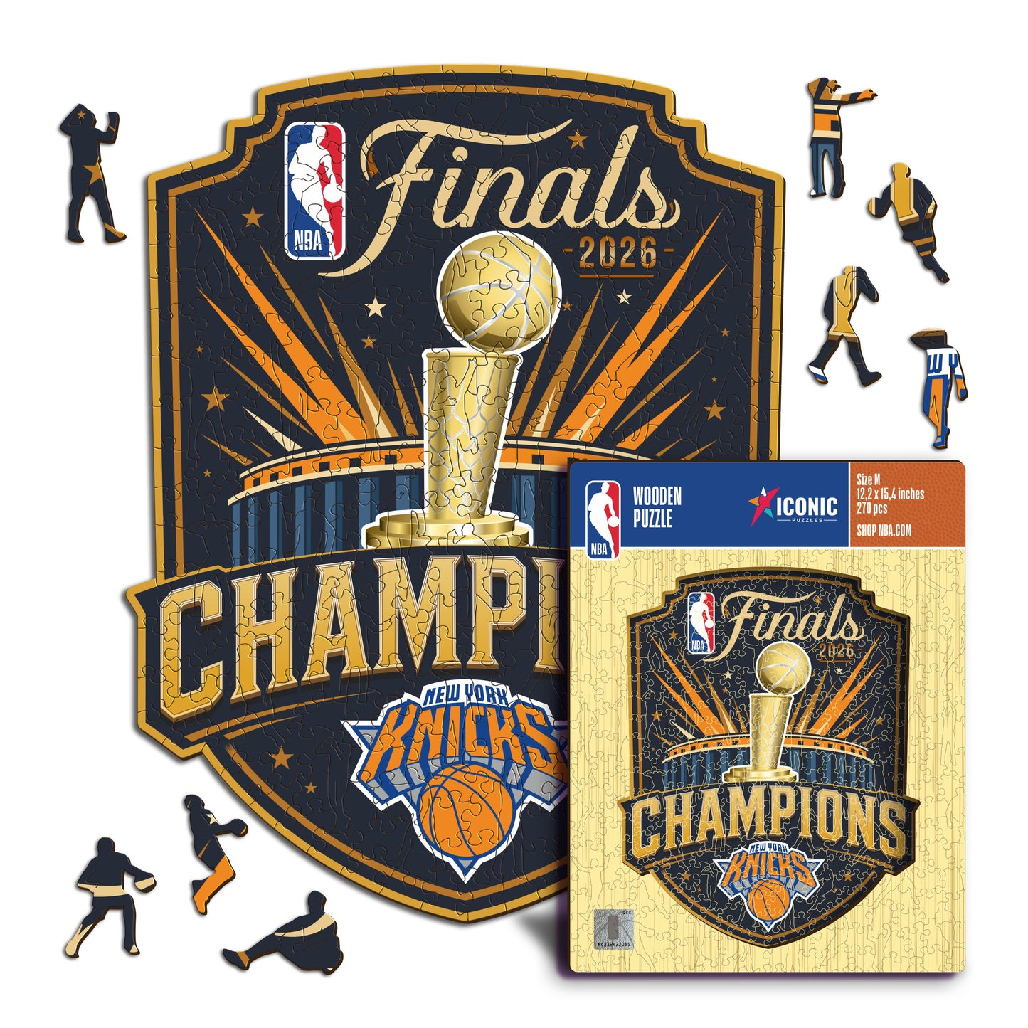 New York Knicks™ 2026 NBA Champions Wooden Puzzle