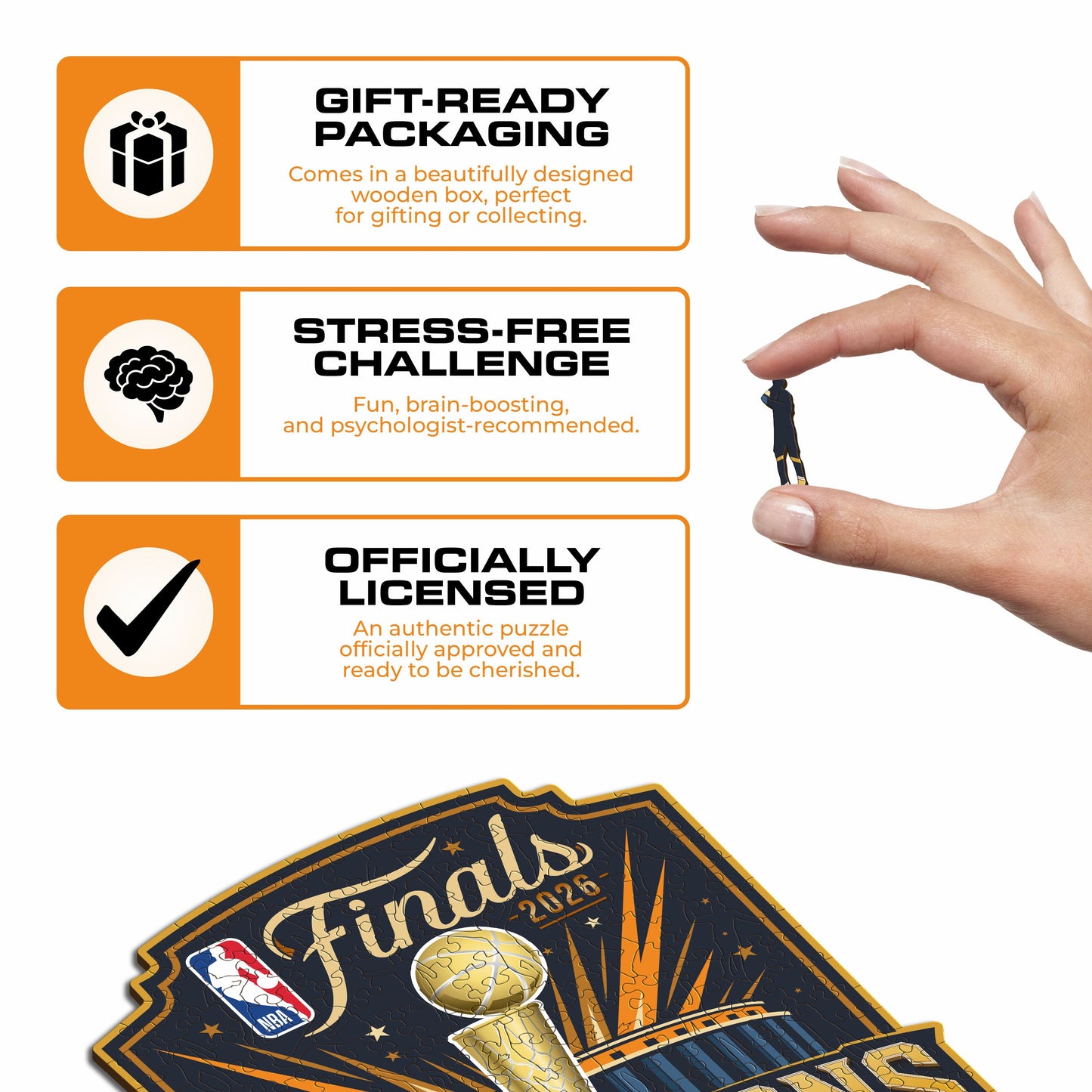 New York Knicks™ 2026 NBA Champions Wooden Puzzle