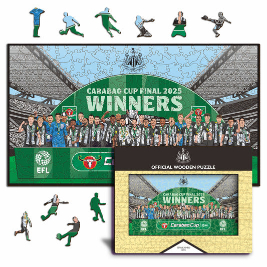 Newcastle United FC® Carabao Cup 2024/25 Winners - Wooden Puzzle