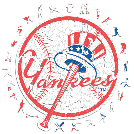 New York Yankees™ Crest - Wooden Puzzle