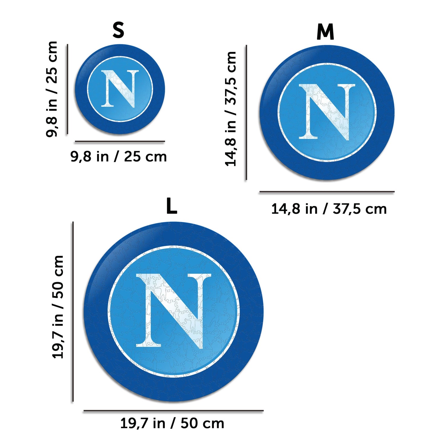 SSC Napoli® Crest - Wooden Puzzle