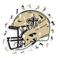 New Orleans Saints™ Helmet - Wooden Puzzle