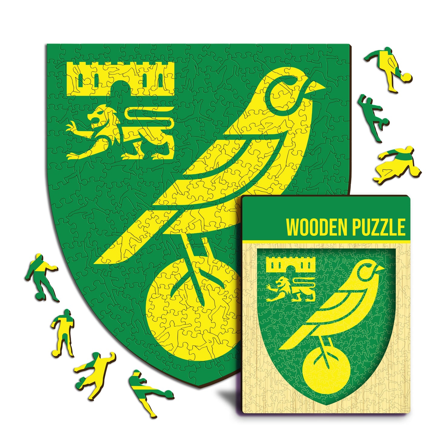 Norwich City FC® Logo - Wooden Puzzle