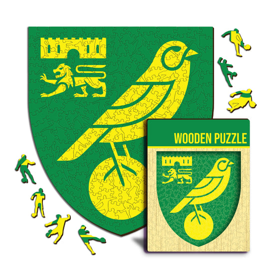 Norwich City FC® Logo - Wooden Puzzle