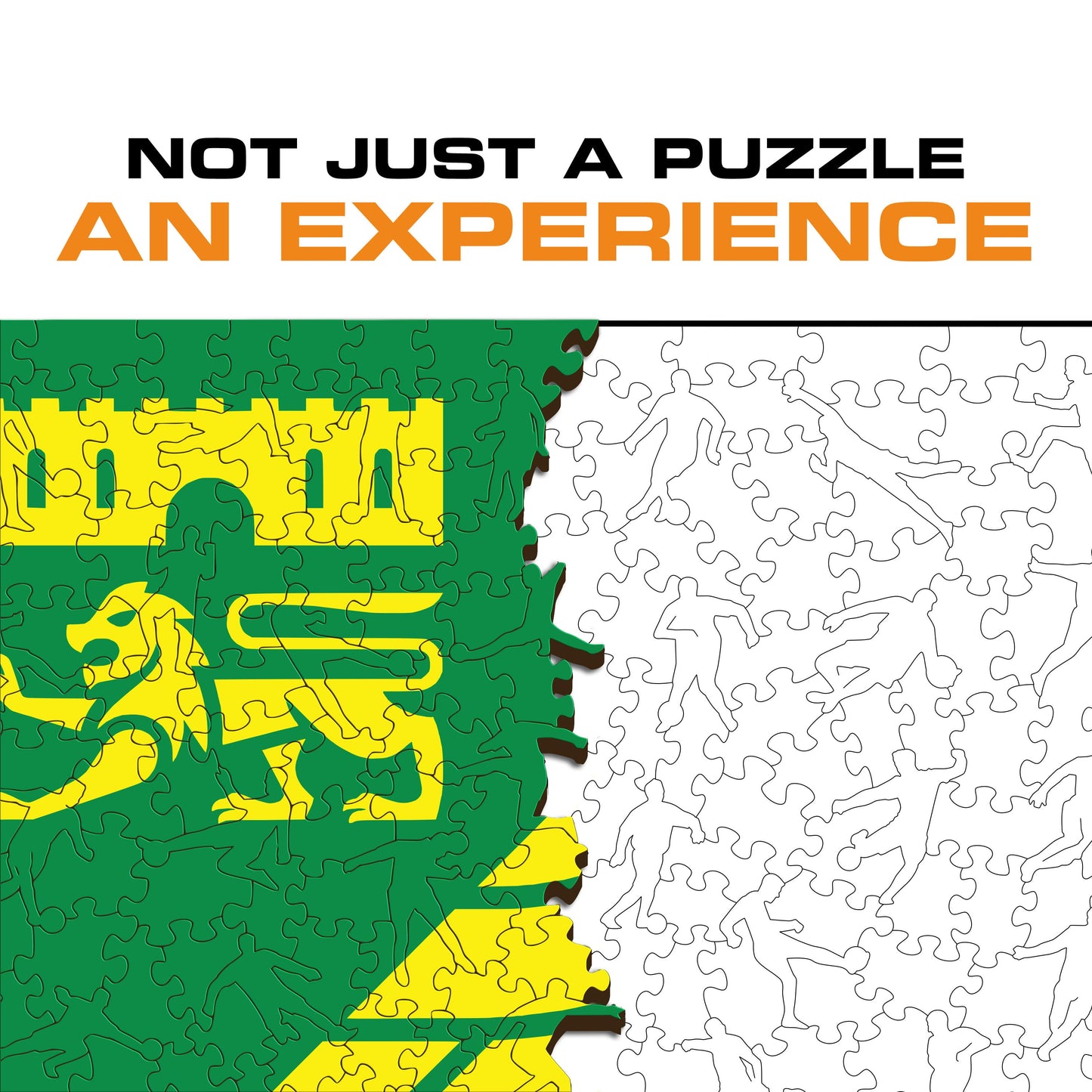 Norwich City FC® Logo - Wooden Puzzle