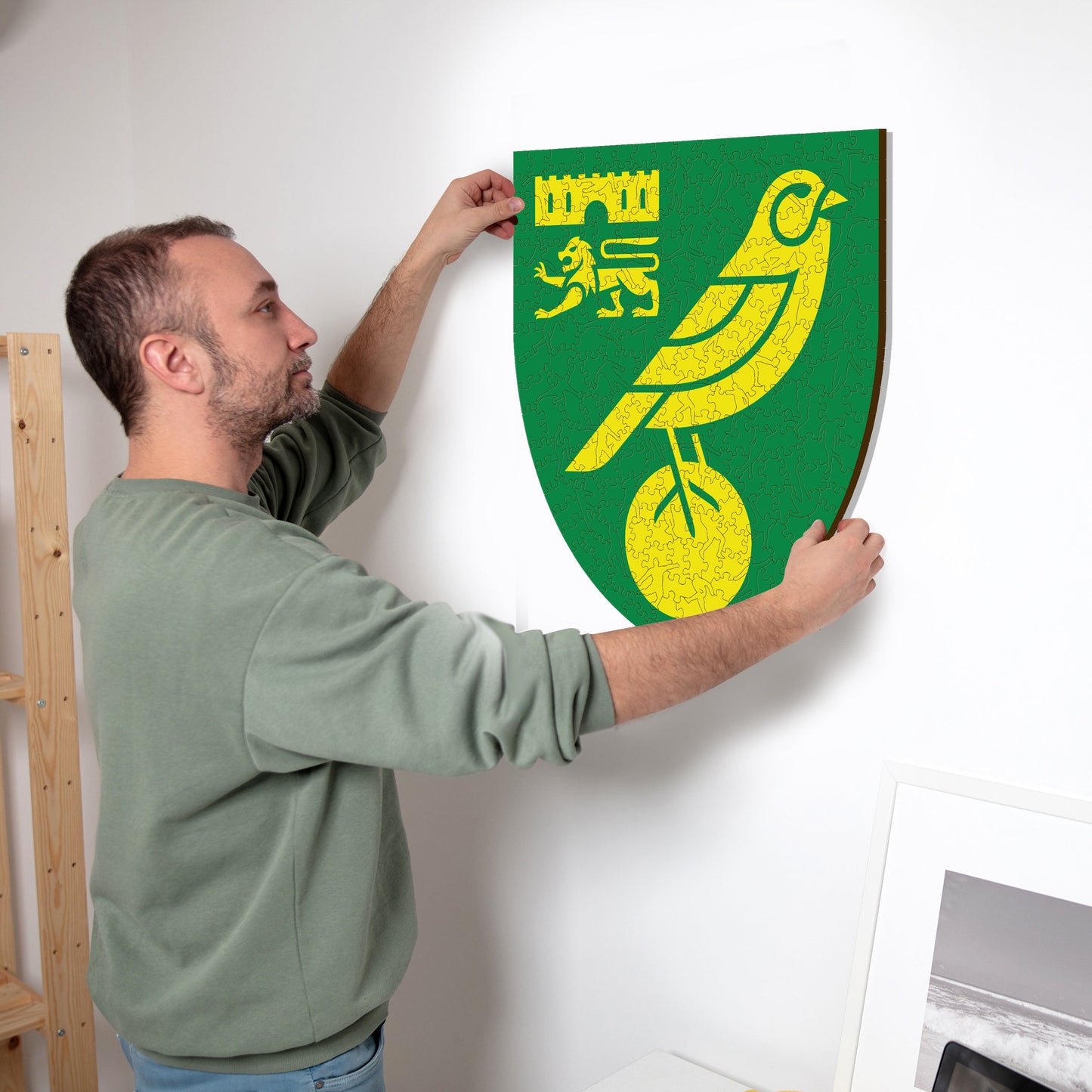 Norwich City FC® Logo - Wooden Puzzle