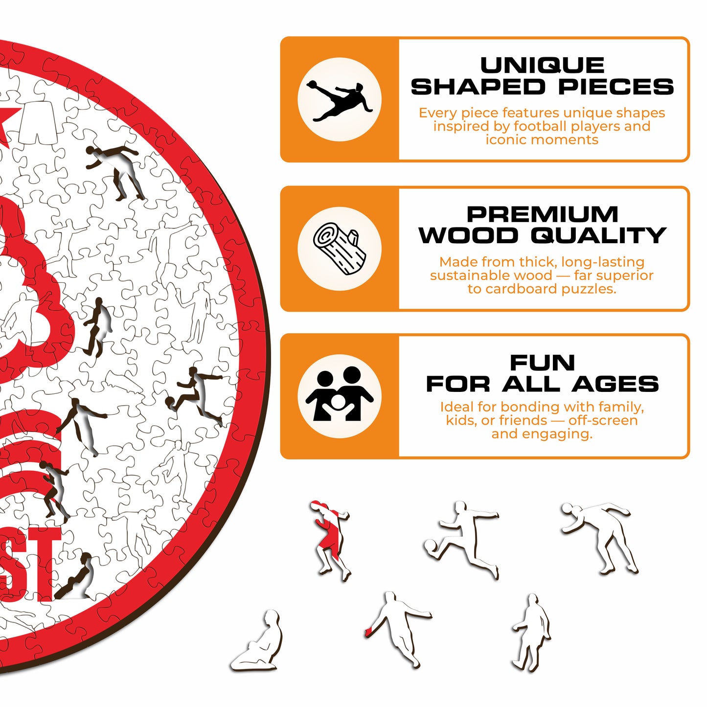 Nottingham Forest FC® Crest - Wooden Puzzle